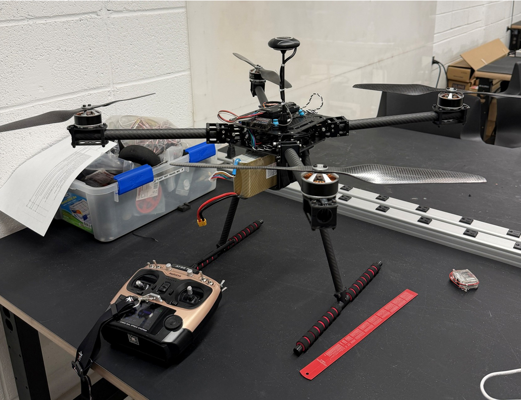 Assembled multirotor prototype